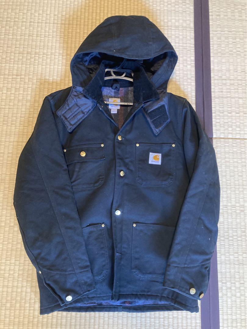 カーハート チョアコート S 黒色 （古着 80s USA製 Carhartt