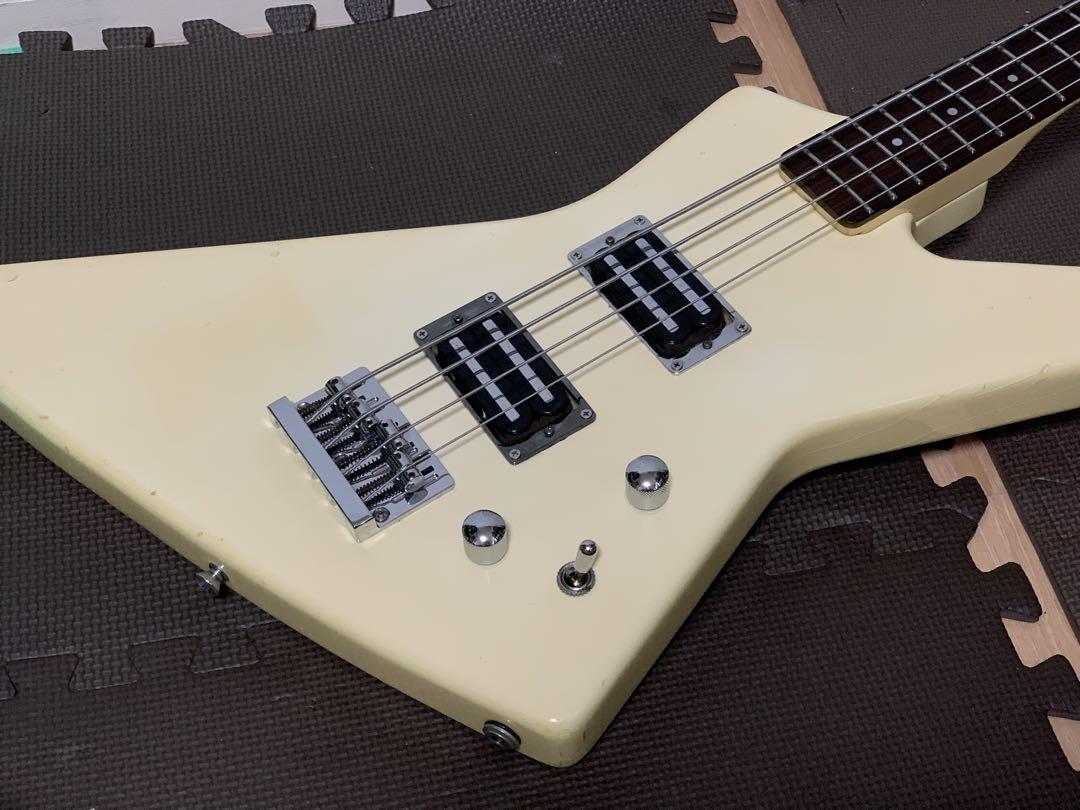 エクスプローラー FERNANDES BXB-55 84年製　ベース　日本製 1980's Fernandes Japan BXB-55 Explorer Bass Guitar (Red