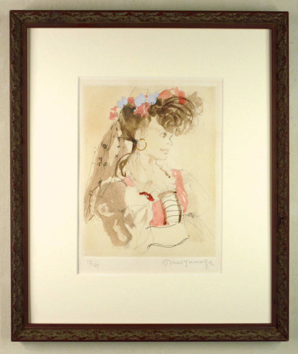 真作】○即決○宮永武彦 作品 （宮永岳彦 リトグラフ 版画
