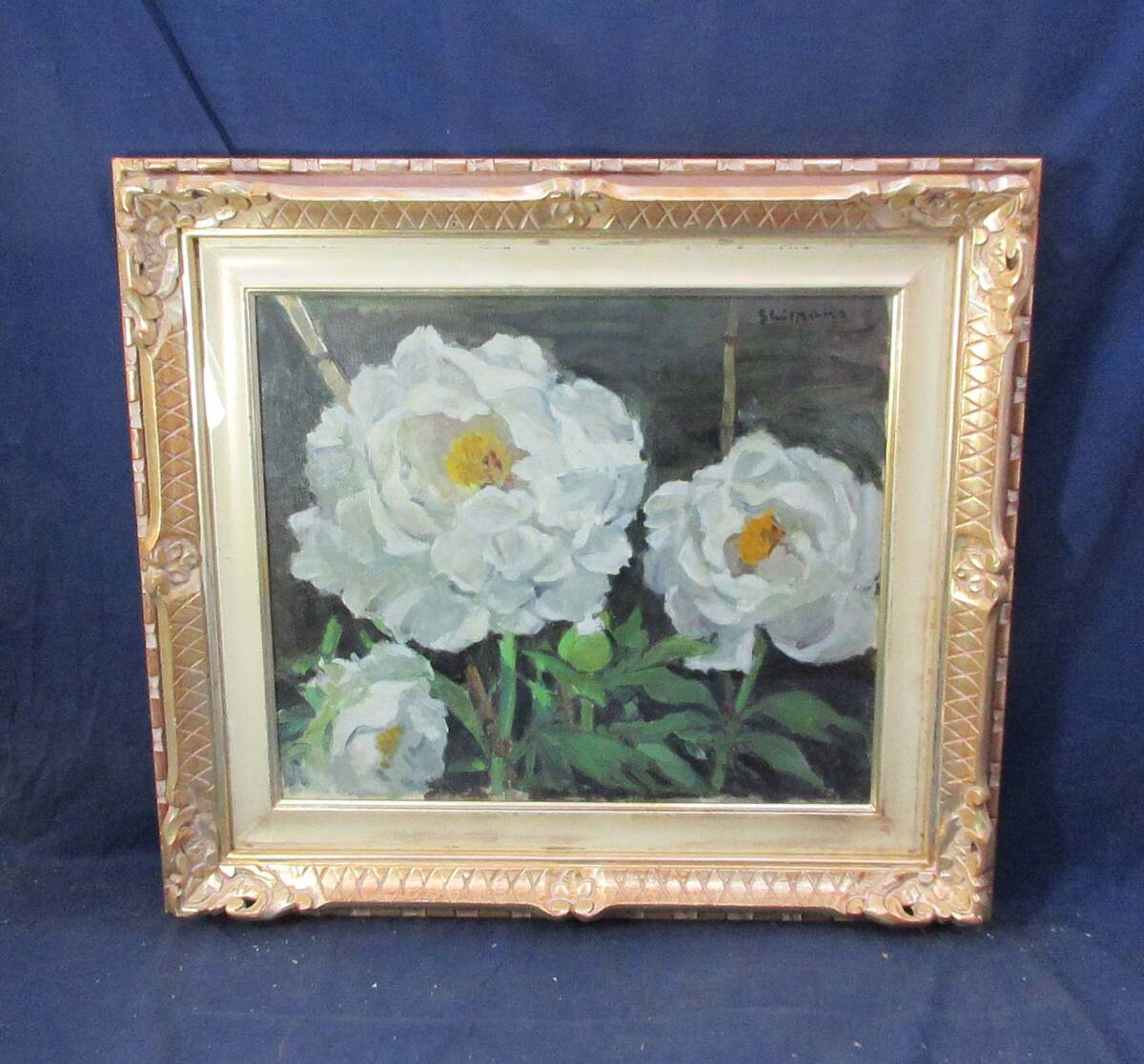 油絵　Ｆ０「花のかおり」 Amazon.co.jp: 坂本修次『花(F10)』油彩画 静物画 風景画 花鳥画