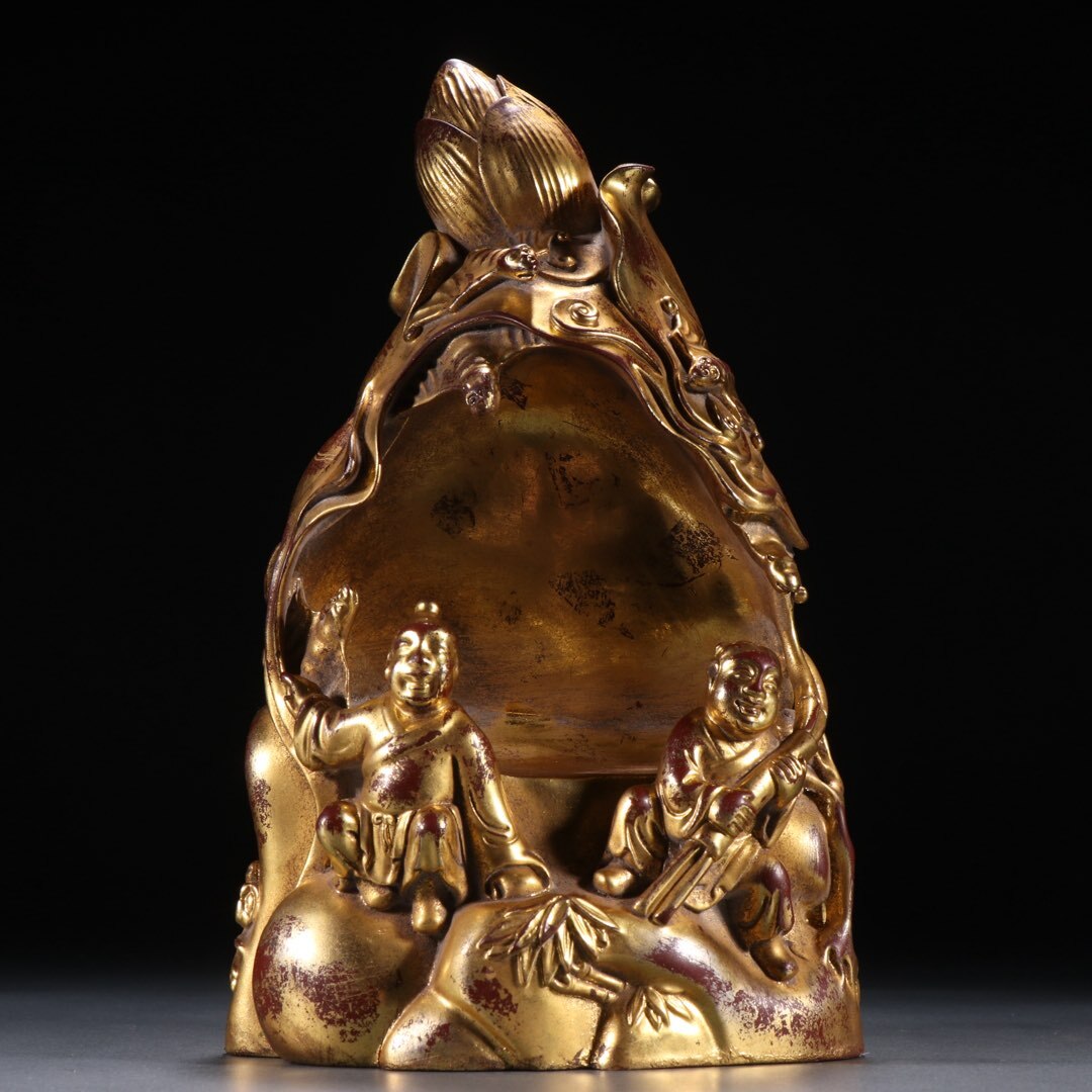中国清時代の田黄石　印鑑　風景彫刻　激安骨董品 AK2424D2-6 安】清時代 寿山田黄石彫 漢詩紋印章 印鑑 共箱 極細工 古置物