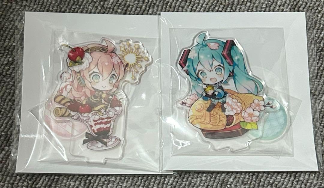 ピアプロ ミク 巡音ルカ セ ガ たい焼き アクリルスタンド