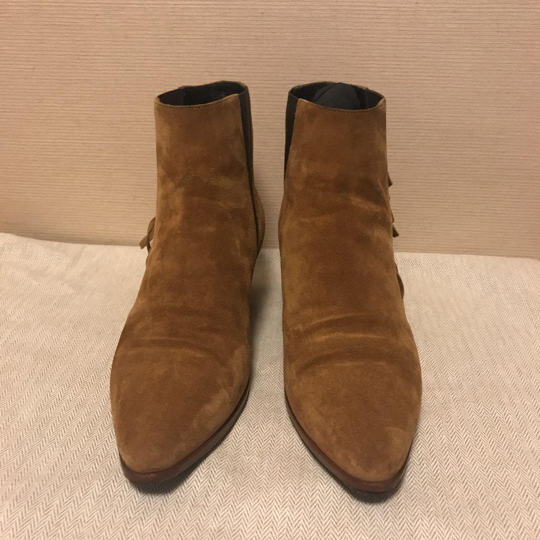 SAINT LAURENT サンローラン フリンジブーツ エディスリマン