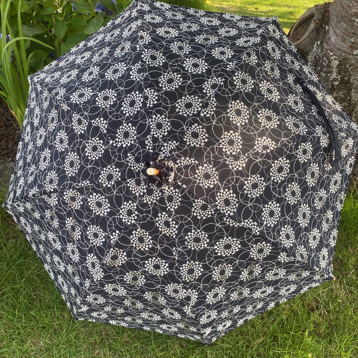 音の絵〜雨の花 日傘【ハンドメイド】 だぶつか