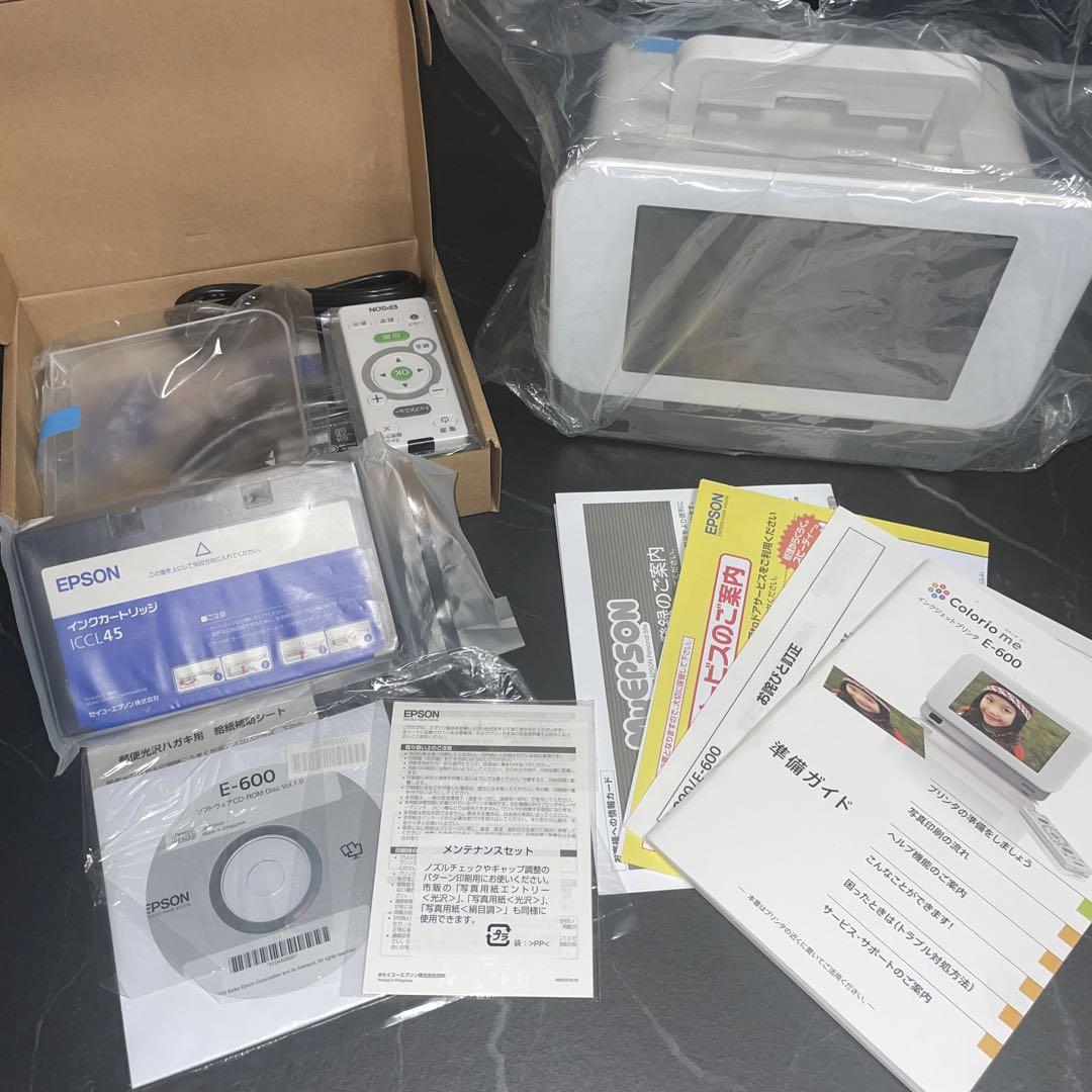 【新品・ジャンク】EPSON E-600 カラリオ ミー インクジェットプリンタ 新品・ジャンク】EPSON E-600 カラリオ ミー インクジェット