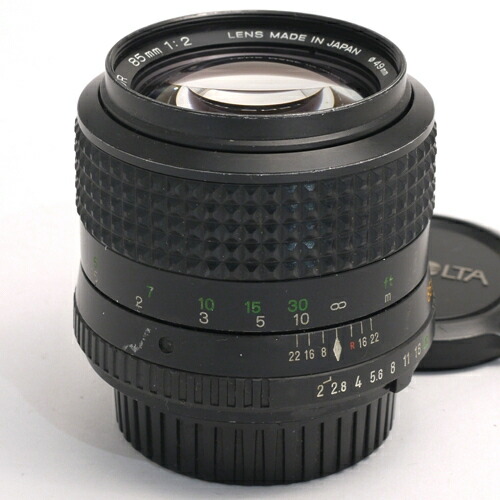 【極美品】動作◎ ミノルタ MD ROKKOR 85mm F2 MINOLTA MD ROKKOR 85mm f2