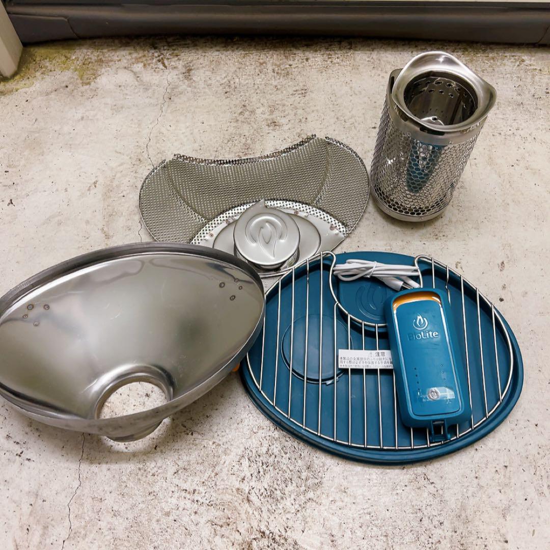 未使用級 バイオライト クックストーブ グリルセット BioLite アウトドア BioLite(バイオライト) Portable Grill(ポータブルグリル