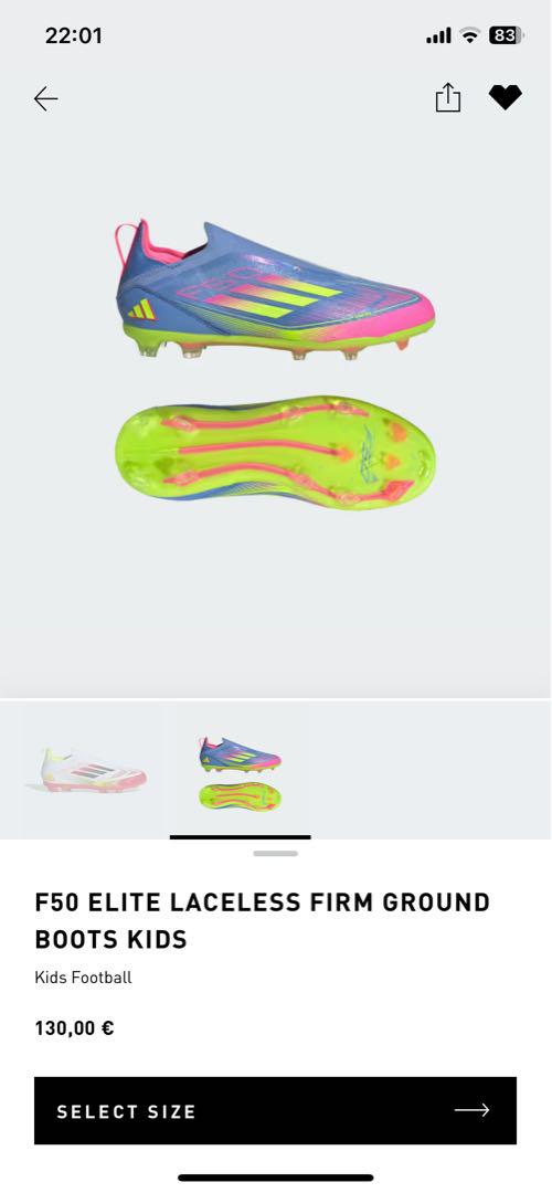 Adidas f50 Elite FG 22cm ジュニア日本未発売ドイツ直輸入