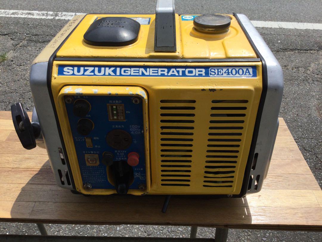 発電機　エンジン　スズキ　防災　キャンプ　屋台 23日 またしても兼業農家の「発電機」がブッキング・・・ : 浦佐