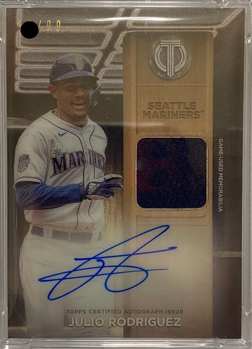 TOPPS ルイスロベルト　エロイヒメネス　コンボサイン 20シリ 2025 Topps Series 1 JULIO RODRIGUEZ 1990 Relic #T90R-JR