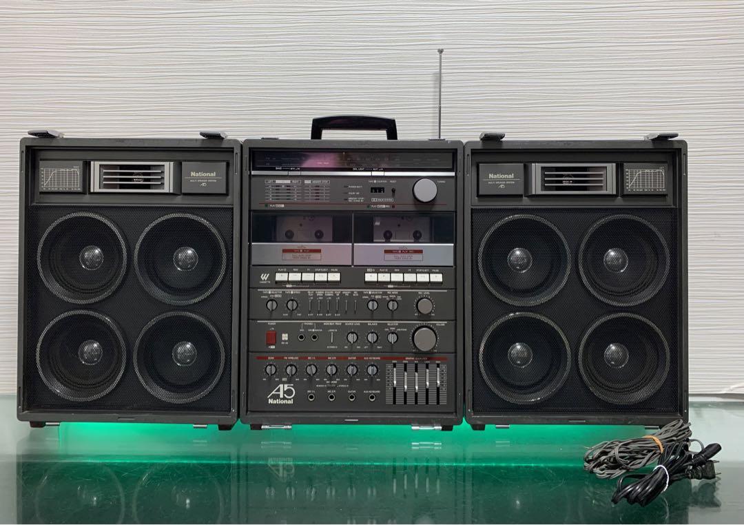 ナショナルWジャンボラジオ、RX-A5マルチスピーカー使用 全分解