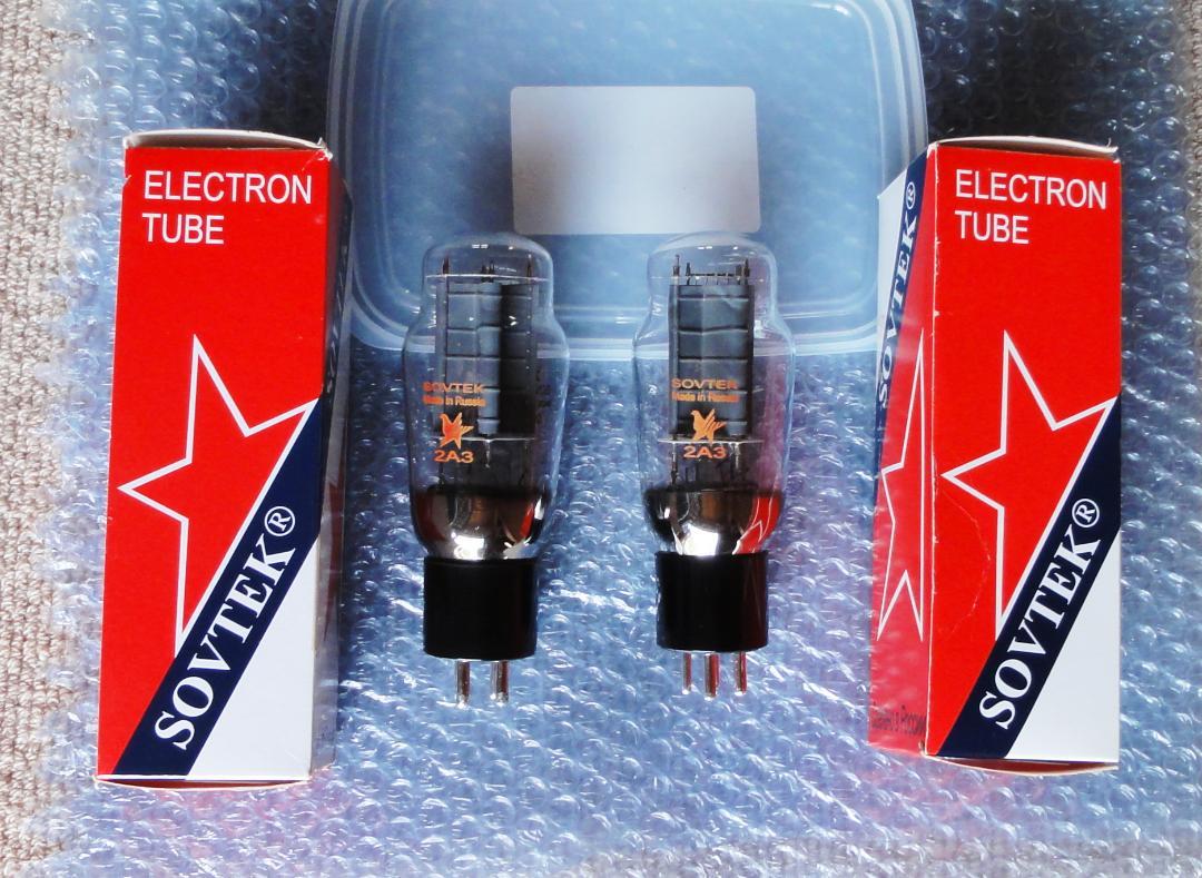 真空管 2A3 SOVTEK ペア Amazon | SOVTEK 2A3 /MP マッチド2本組 ST 直熱3極管 TSOV2A3
