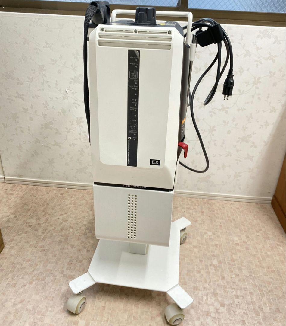 タカラベルモント ナノプレッソEX SD-302SBR 別途付属品付き　説明書付 タカラベルモント 加圧過熱ヘアスチーマー ナノプレッソEX