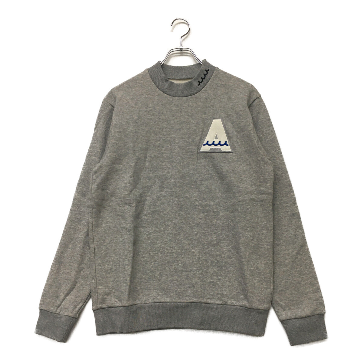 coco 未使用品 ムータマリン muta MARINE メンズ スウェット XL 濃グレー アカンサス ACANTHUS  裏起毛 モックネック 予約販売9月下旬～10月中旬入荷】muta MARINE × ACANTHUS モック