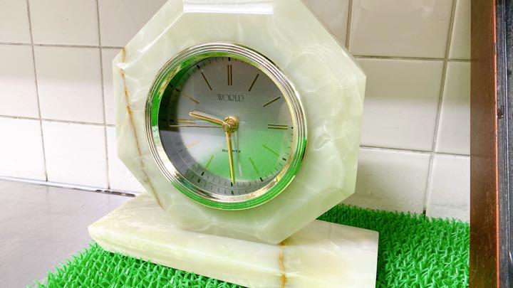 大理石置時計 （SEIKO セイコー スタンダード 白大理石 置き時計