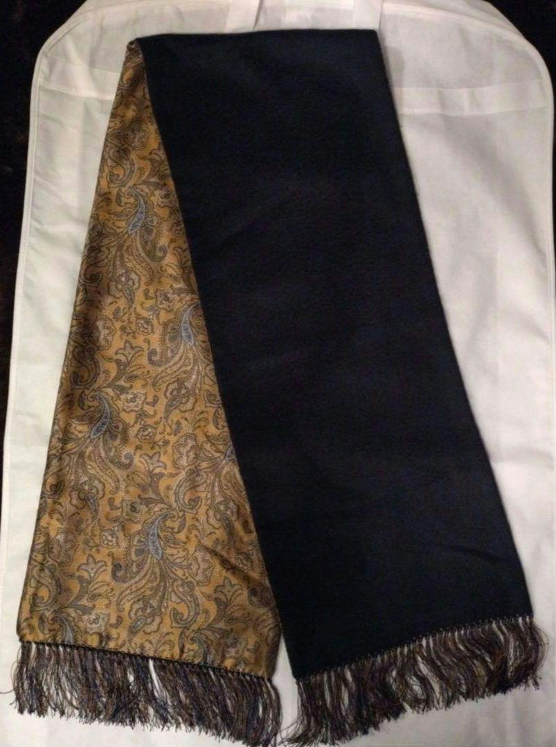 dunhill シルク&カシミヤ リバーシブル マフラー dunhill シルク&カシミヤ リバーシブル マフラー（カシミヤ100