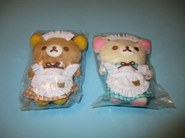 喫茶リラックマ サクマドロップスリラックマ おでかけぬいぐるみキーホルダー 貴重 未使用品 喫茶リラックマ×サクマドロップス いつでも