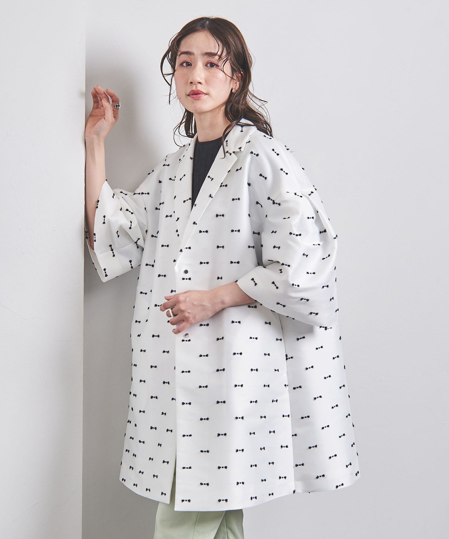 カットジャカード コート（UNITED ARROWS（ユナイテッドアローズ