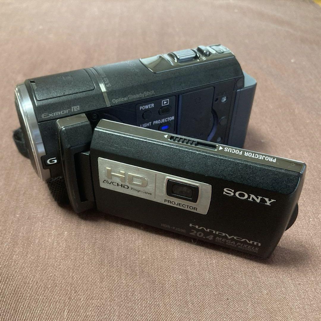 【動作確認ＯＫ】SONY　Handycam　HDR-PJ590V バッテリー２つ 楽天市場】hdr－pj590 バッテリーの通販