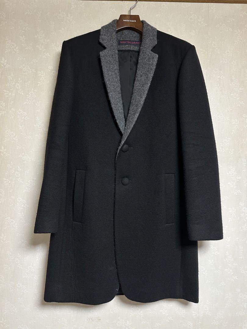 MARTIN GRANT マーティングラント　チェスターコート MARTIN GRANT COCOON COAT グレンチェック コクーンコート