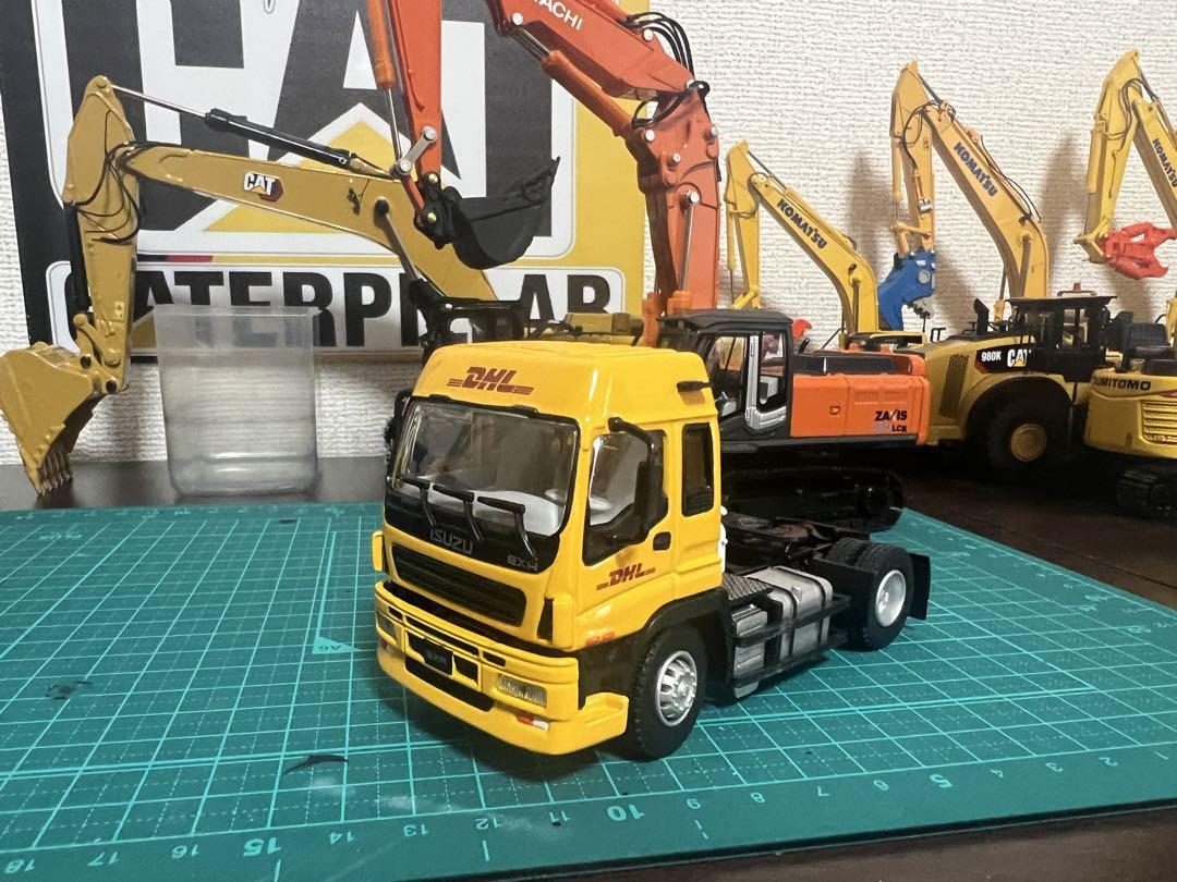 ISUZU 1/50 トレーラーヘッドギガ WSI NZG ケンクラフト 建機