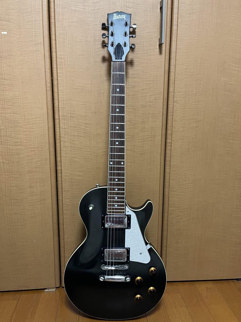 ハバーンド　Burny ブラック エレキギター レスポールスタイル Amazon | Burny SRLC55 Black 初心者14点セット 【MG10付き