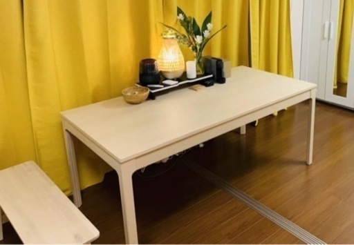 IKEA_EKEDALEN エーケダーレン_伸長式テーブル, バーチ180
