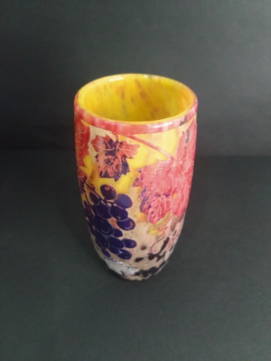 本物保証】Daum Nancy□ドームナンシー 花瓶 13㎝ 美品◇名品