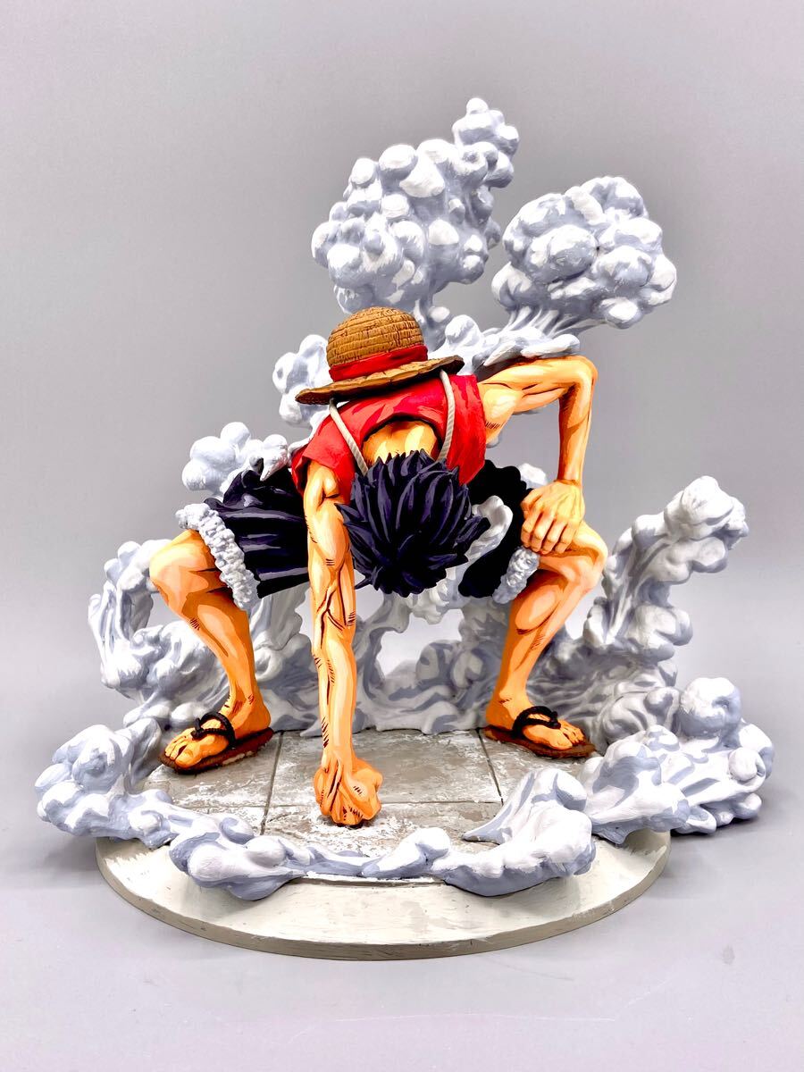 ワンピース ONE PIECE ルフィフィギュア　海賊旗　リペイント　二次元彩色 ワンピース ONE PIECE ルフィフィギュア 海賊旗 リペイント 二