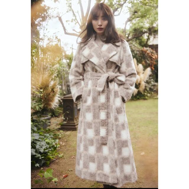 ok.soon chesterfield coat 試着のみ美品 試着のみ美品】Double Breasted Wool-Blend Coat（ok.soon