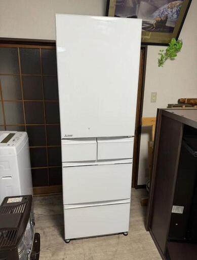 三菱 冷蔵庫 MR-MB45G-W 2021年製 451L ⑤（ポイント7倍