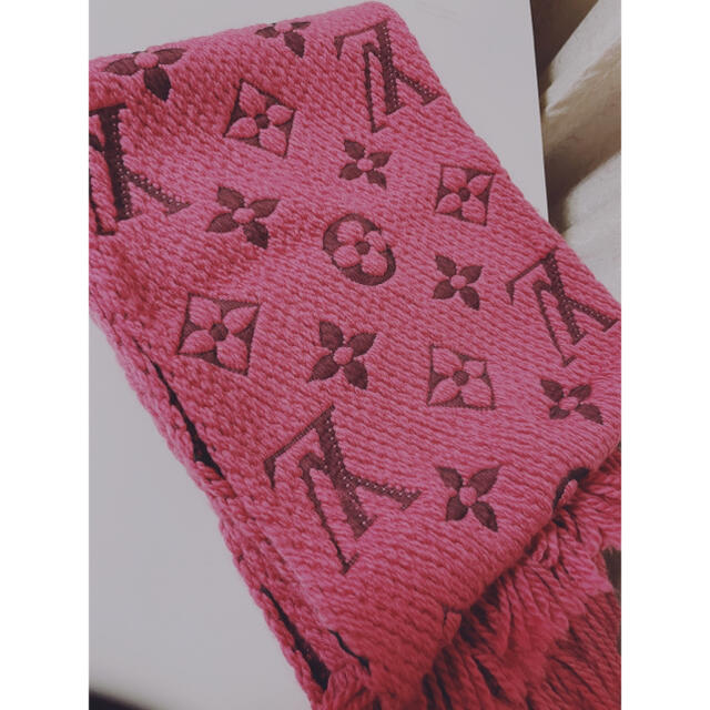 LOUIS VUITTON マフラー ロゴマニア ピンク（ルイ・ヴィトン
