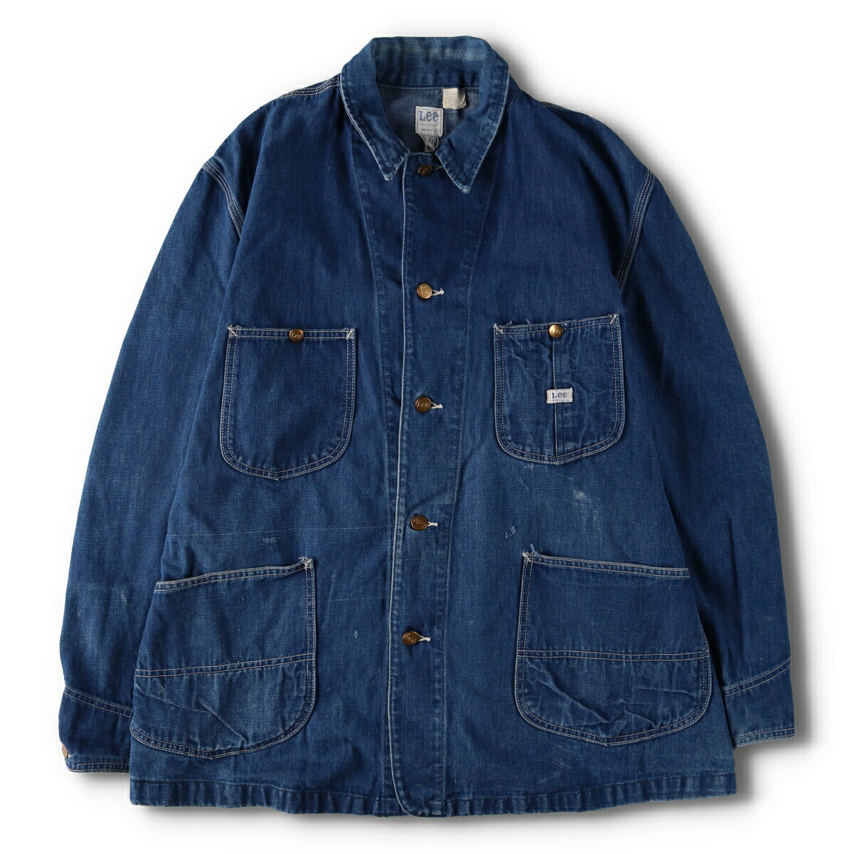 古着 70'S リー Lee デニムカバーオール USA製 メンズXL相当