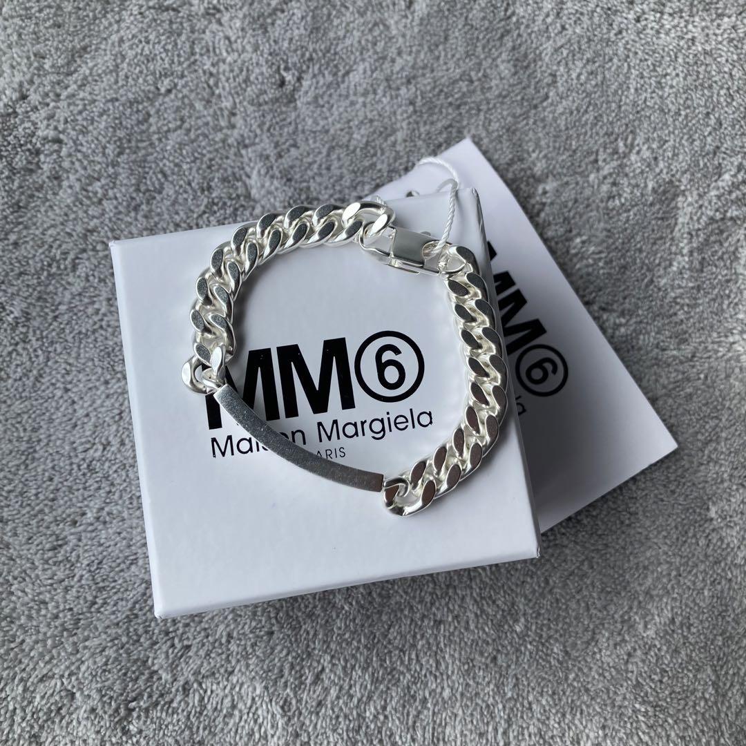 マルジェラmm6 シルバーブレスレット Maison Margiela ブレスレット シルバー 男女兼用 MM6（エムエム