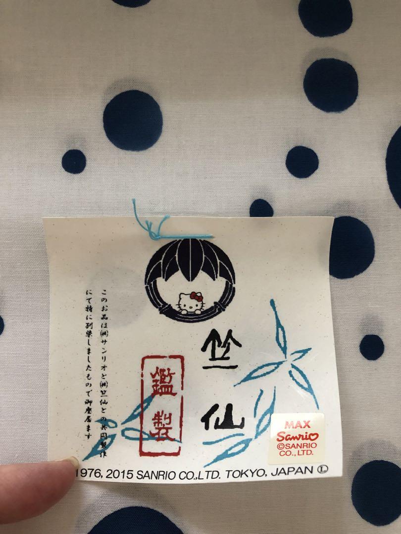 浴衣 反物 竺仙×キティ40周年 （ハローキティ40周年 竺仙