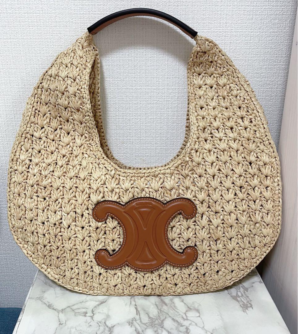 CELINE トリオンフ クラシックパニエ ホーボーバッグ（CELINE