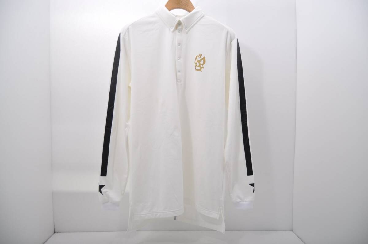 coco 中古 ラッセルノ RUSSELUNO メンズ 半袖ポロシャツ 4(M) 白×黒 ボタンダウン ストライプ RUSSELUNO(ラッセルノ) ポロシャツ｜中古ゴルフウェア通販サイト