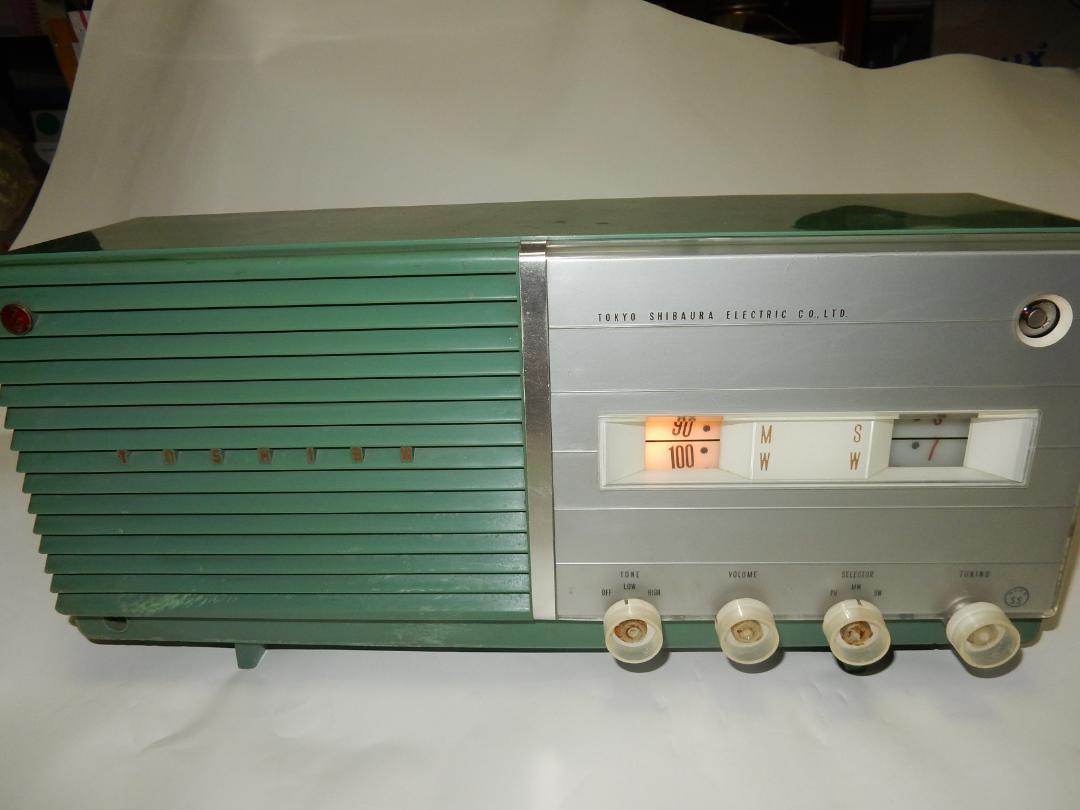 真空管ラジオ　マツダラジオ　うぐいすSS　東芝 真空管ラジオ マツダラジオ うぐいすSS 東芝 （東芝 真空管