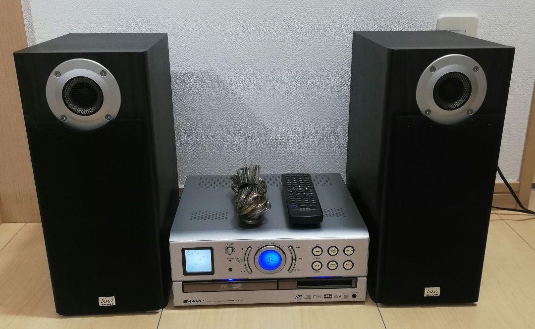 SHARP ミニコンポ SD-VH90 （SHARPのDVDコンポSD-VH90のリモコン