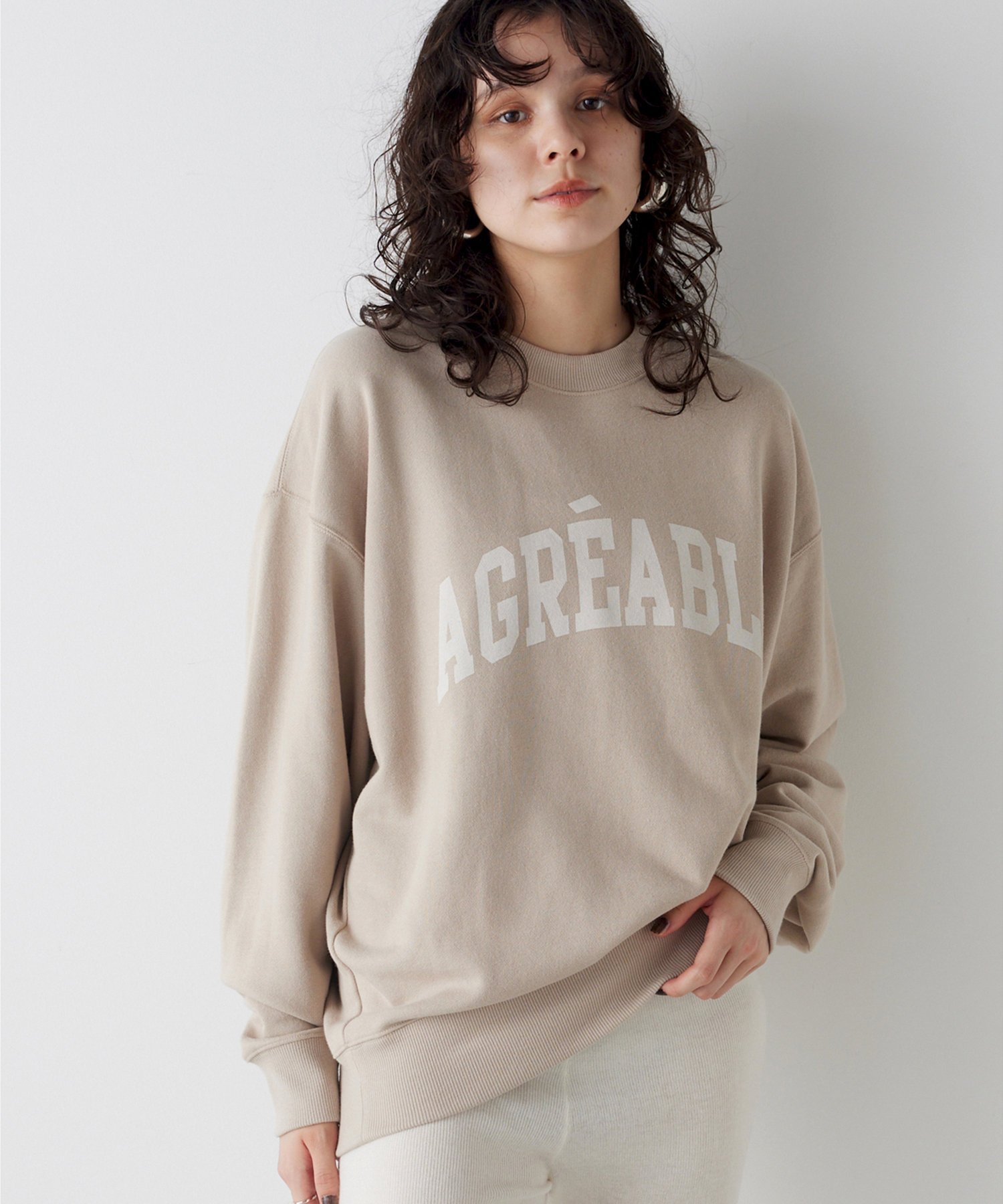 Whim Gazett THE PAUSE スウェット ロゴ THE PAUSE】ロゴスウェットプルオーバー | Whim Gazette(ウィム