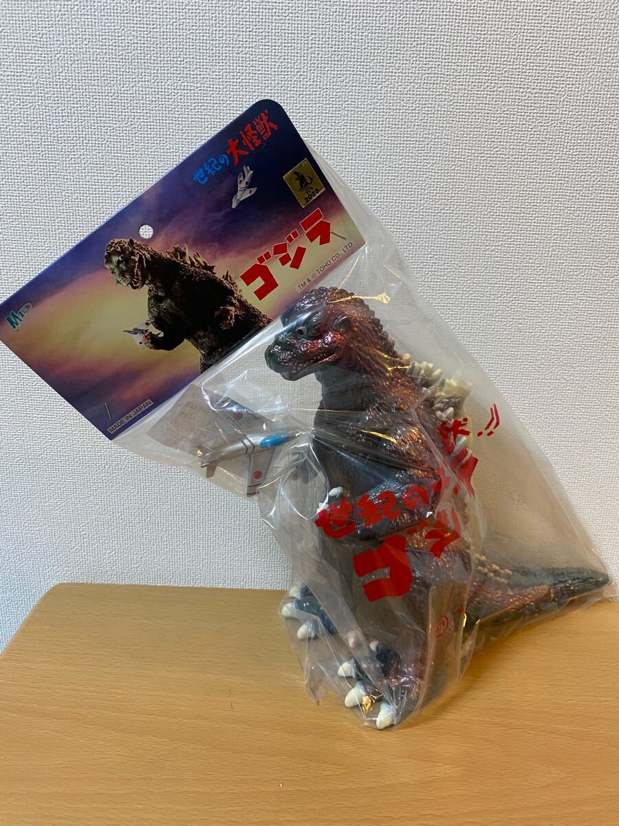 M１号 初代ゴジラ ジェット機付き M1号 初代 ゴジラ ジェット機付き ブルークレー成型色 初ゴジ