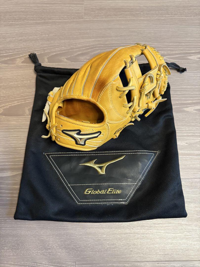 軟式グローブ イエロー 内野用 坂本モデル （楽天市場】ミズノ