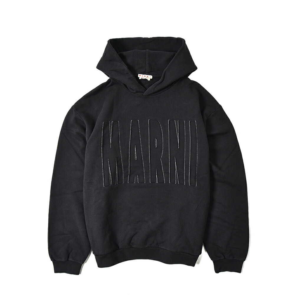 SALE！ ★MARNI★ マル二 長袖 フーディ トレーナー パーカー 楽天市場】MARNI マルニ Logo Hoodie フーディ プルオーバー