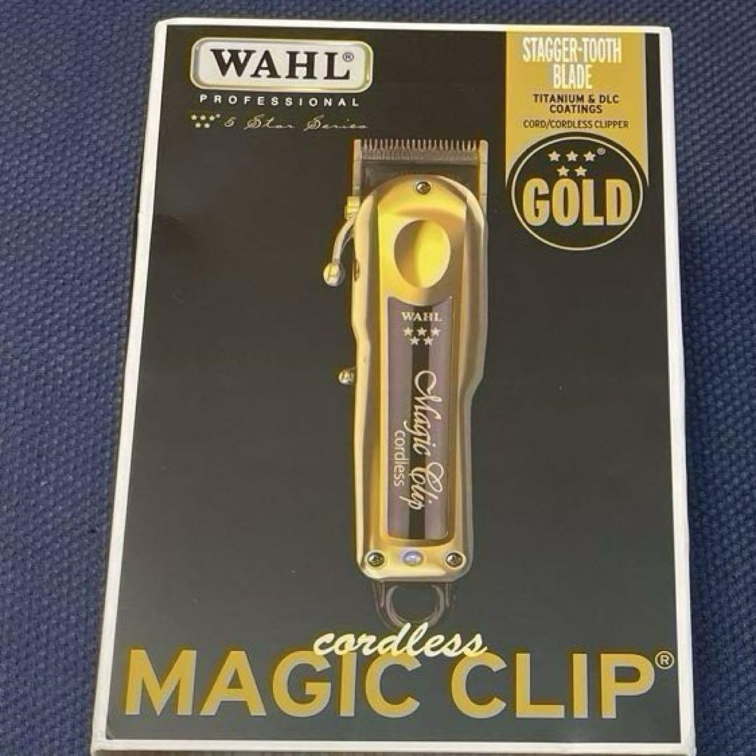 お待たせしました再入荷WAHLGOLD Magic Clip コードレスバリカン wahlバリカン 新品未使用 コードレスバリカン マジッククリップ