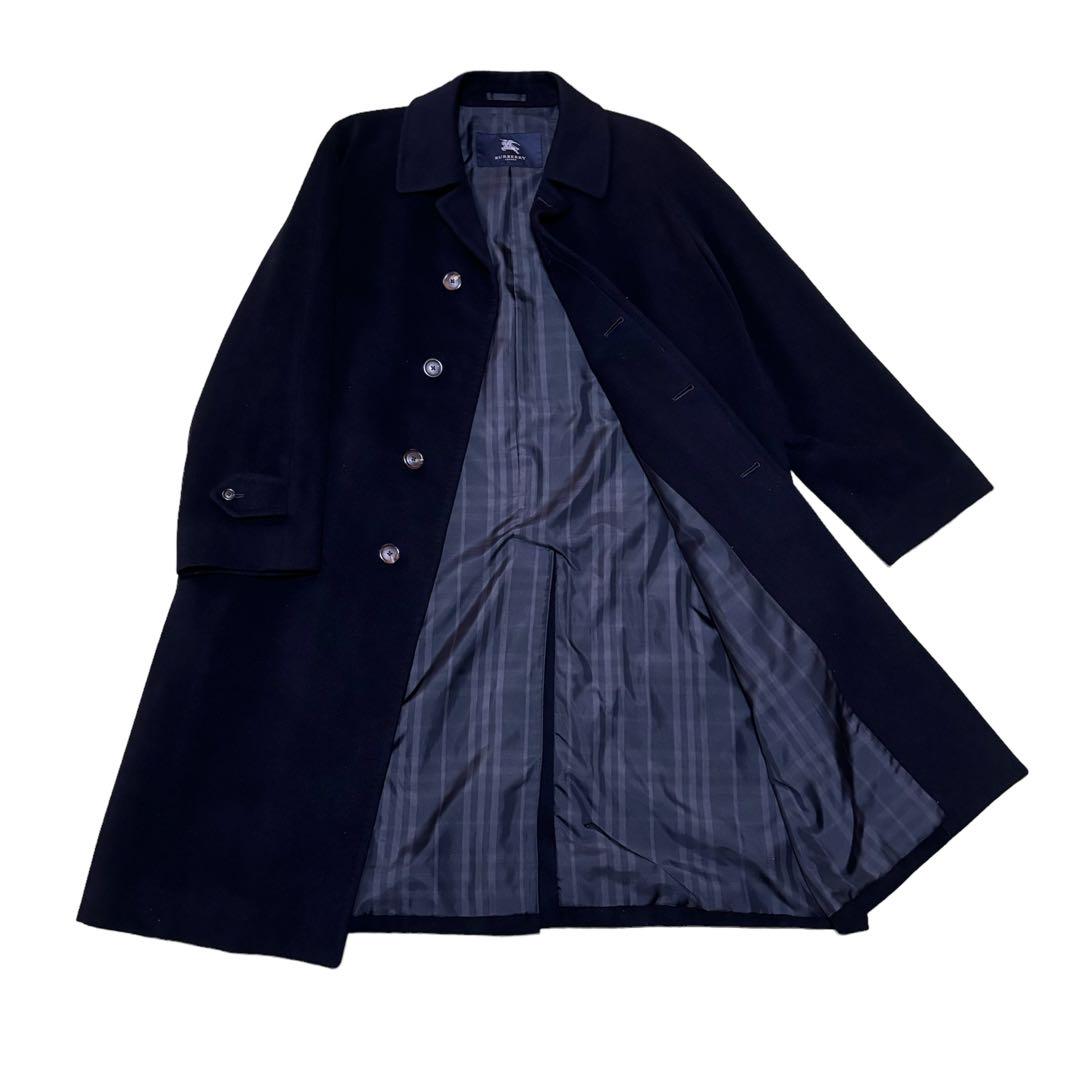 美品 BURBERRY LONDON バーバリー カシミヤ ステンカラーコート