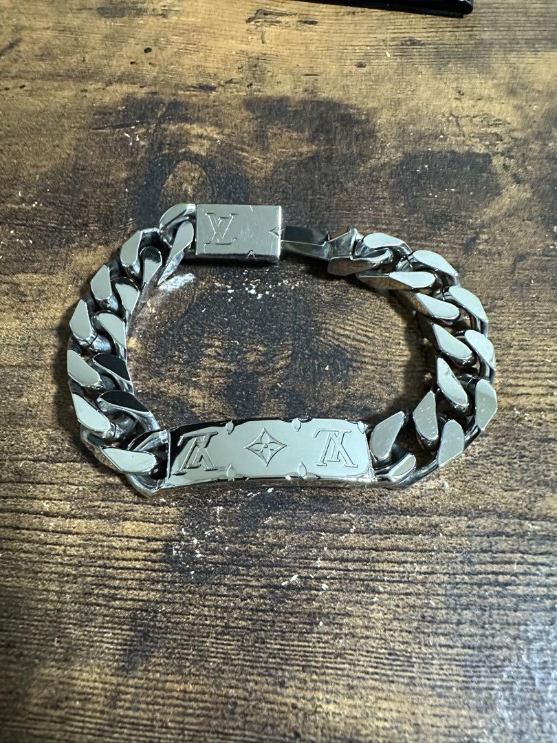 美品・ルイヴィトン モノグラム SV925 ブレスレット・バングル LOUIS VUITTON ルイヴィトン Louis Vuitton モノグラム ブラスレ