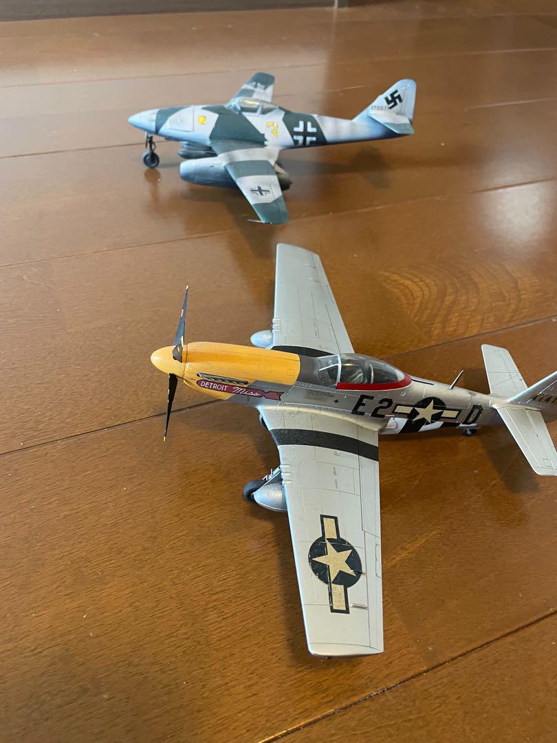 P-51 Mustang & Me 262 模型セット P-51 Mustang & Me 262 模型セット(Airfix Messerschmitt Me