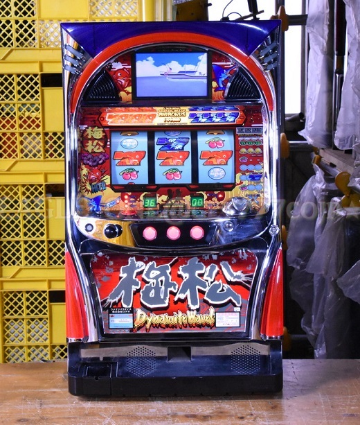 パチスロ　4号機 ロデオ　梅松ダイナマイトウェーブ 梅松ダイナマイトウェーブ】BIG中に◯◯◯が出たら即連BIGで711