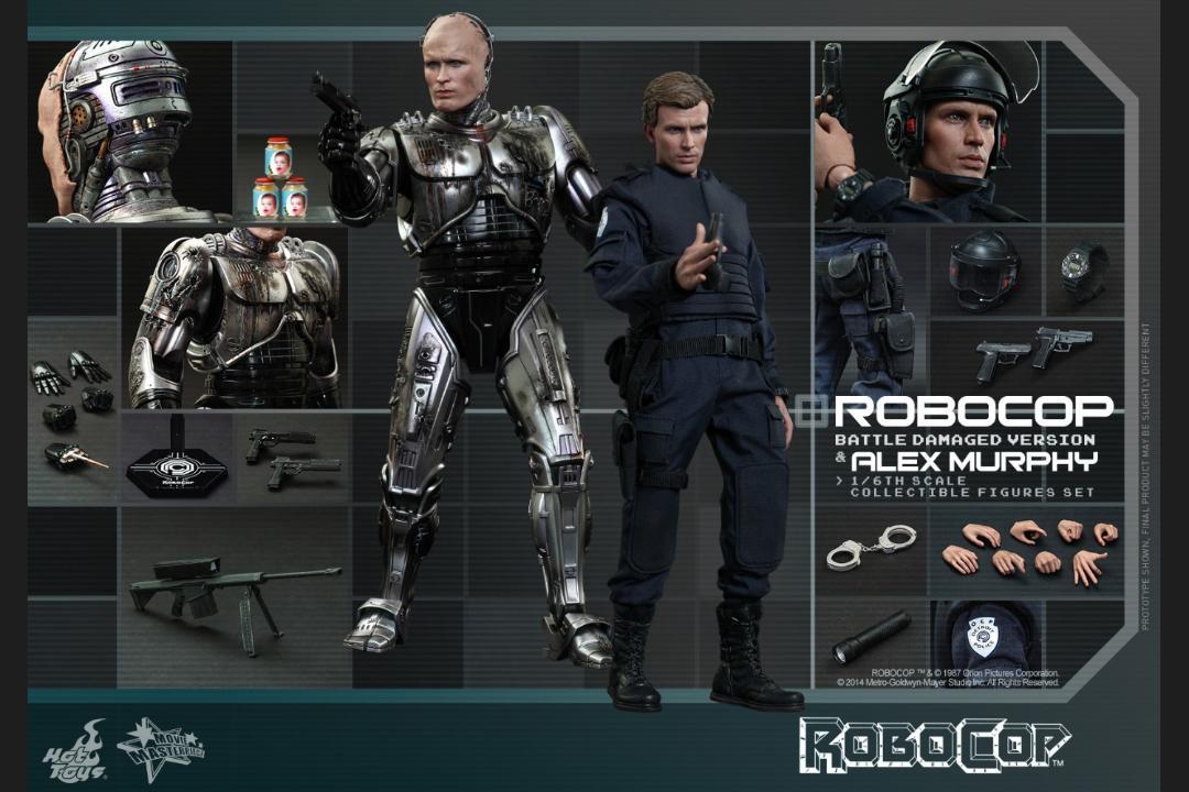 ホットトイズ ロボコップ(バトルダメージ版)&アレックス