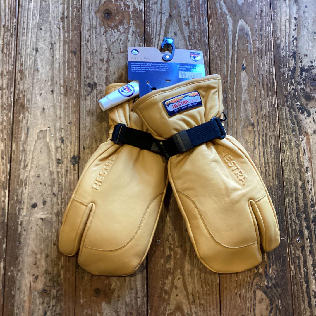 ヘストラ Leather GORE-TEX 3-finger  サイズ8 スノーボード グローブ ヘストラ HESTRA 3-FINGER GTX FULL